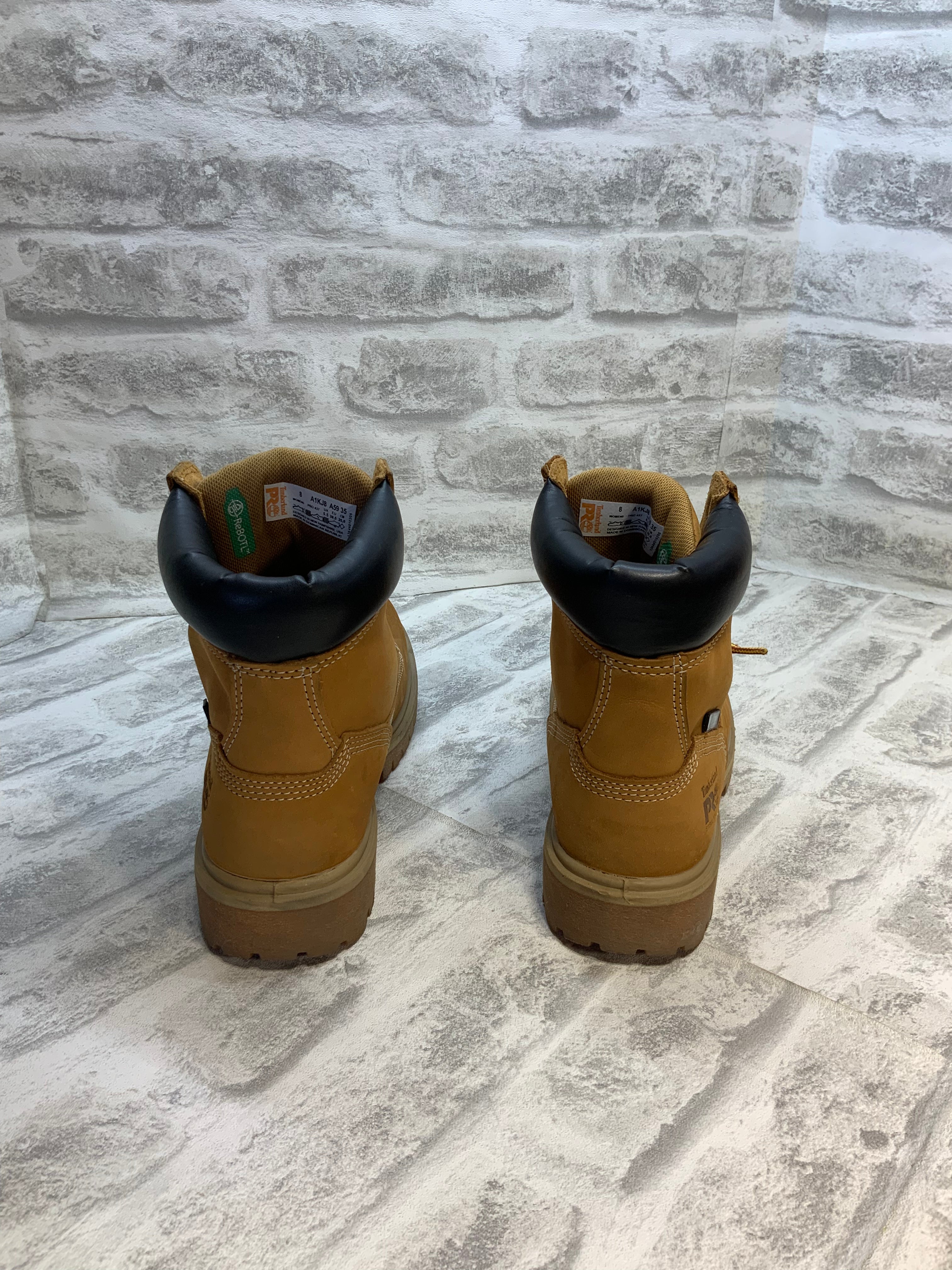 Timberland PRO Women's 6" Steel-Toe Waterproof Insulated Work Shoe, 8 (7588047356142)